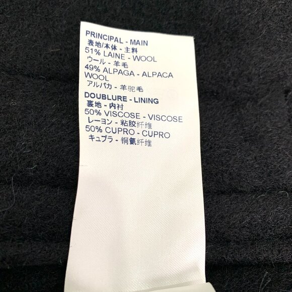 Louis Vuitton Green & Black Plaid Wool Hooded Zip-Up Jacket With Leather Patch D - Picture 7 of 8